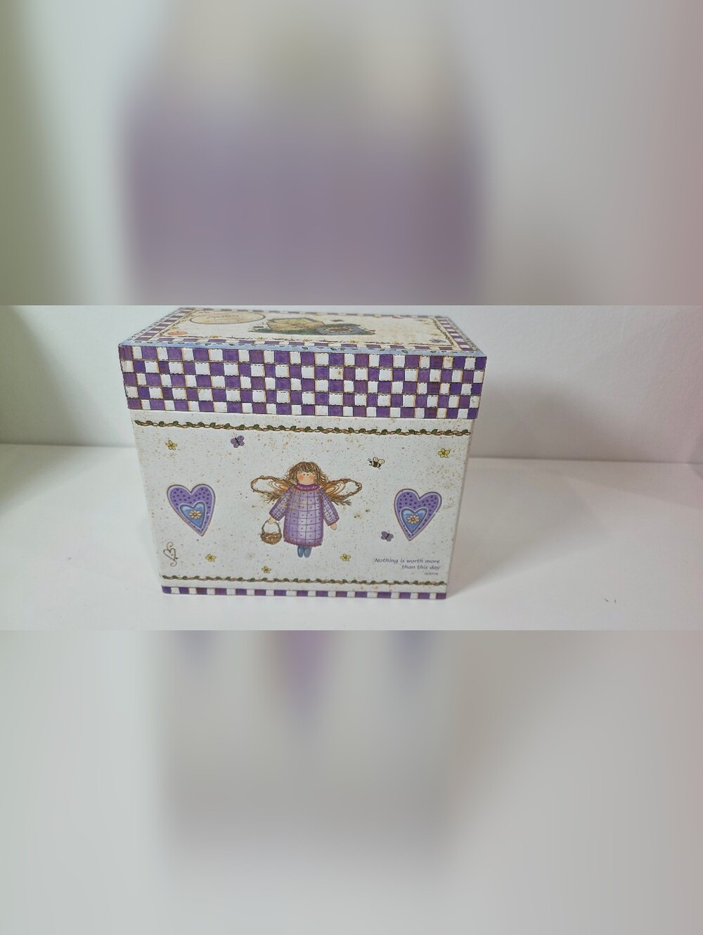 ⭐️Joy Marie Greeting Card Holder Cottage Core